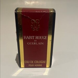 Guerlain Habit Rouge Eau de Cologne - Red and Gold